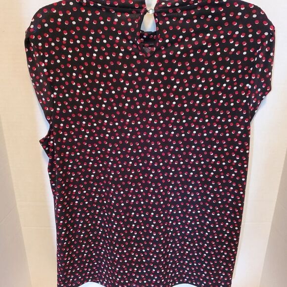 Beautiful Elle cap sleeve blouse size large - Picture 4 of 10